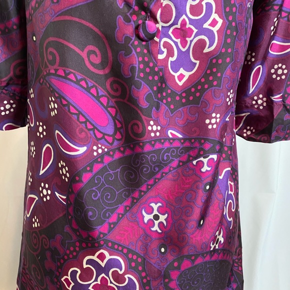 Purple Silk Banana Republic Shift Dress - Picture 8 of 8